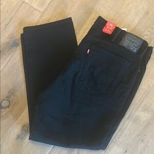 NWT 541 Levi's Men's Black Jeans